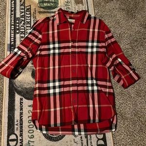 Burberry Brit Long Sleeve Dress shirt